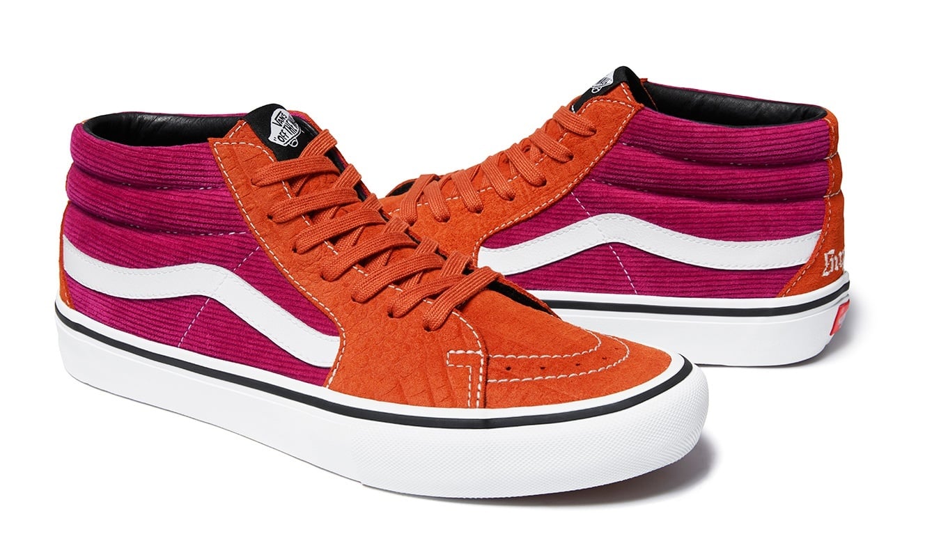 Supreme®/Vans® Crocodile Corduroy Sk8-Mid view 10